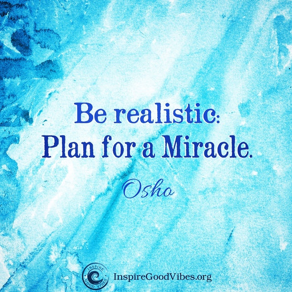 Plan for a Miracle!